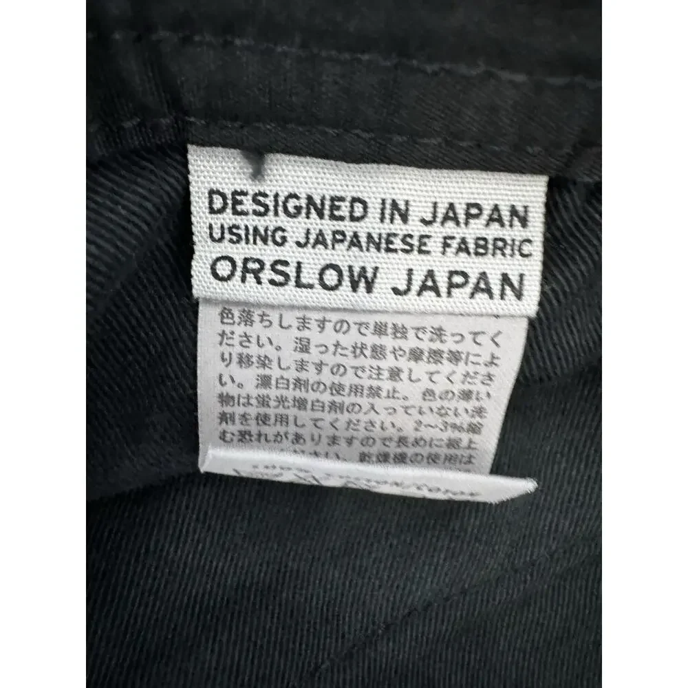 orSlow Double Knee Utility Work Pants Black Men's Size 3 japan